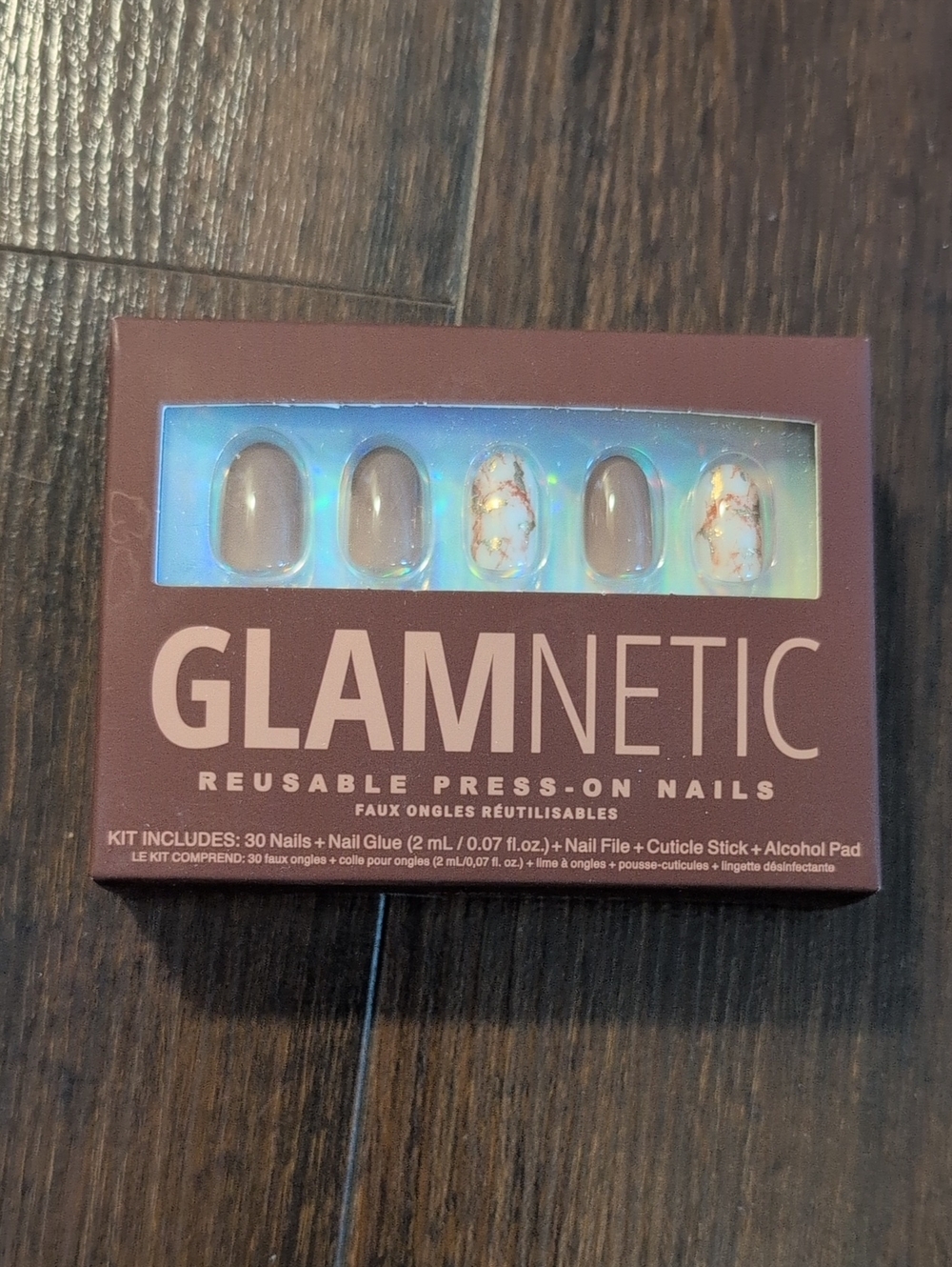 Glamnetic Gold Truffle Press On Nail